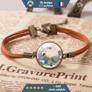 Bracelet en Cuir Totoro Sieste