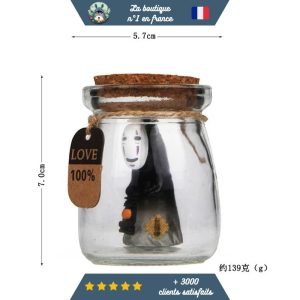 Figurine Chihiro Dans un Bocal Kaonashi